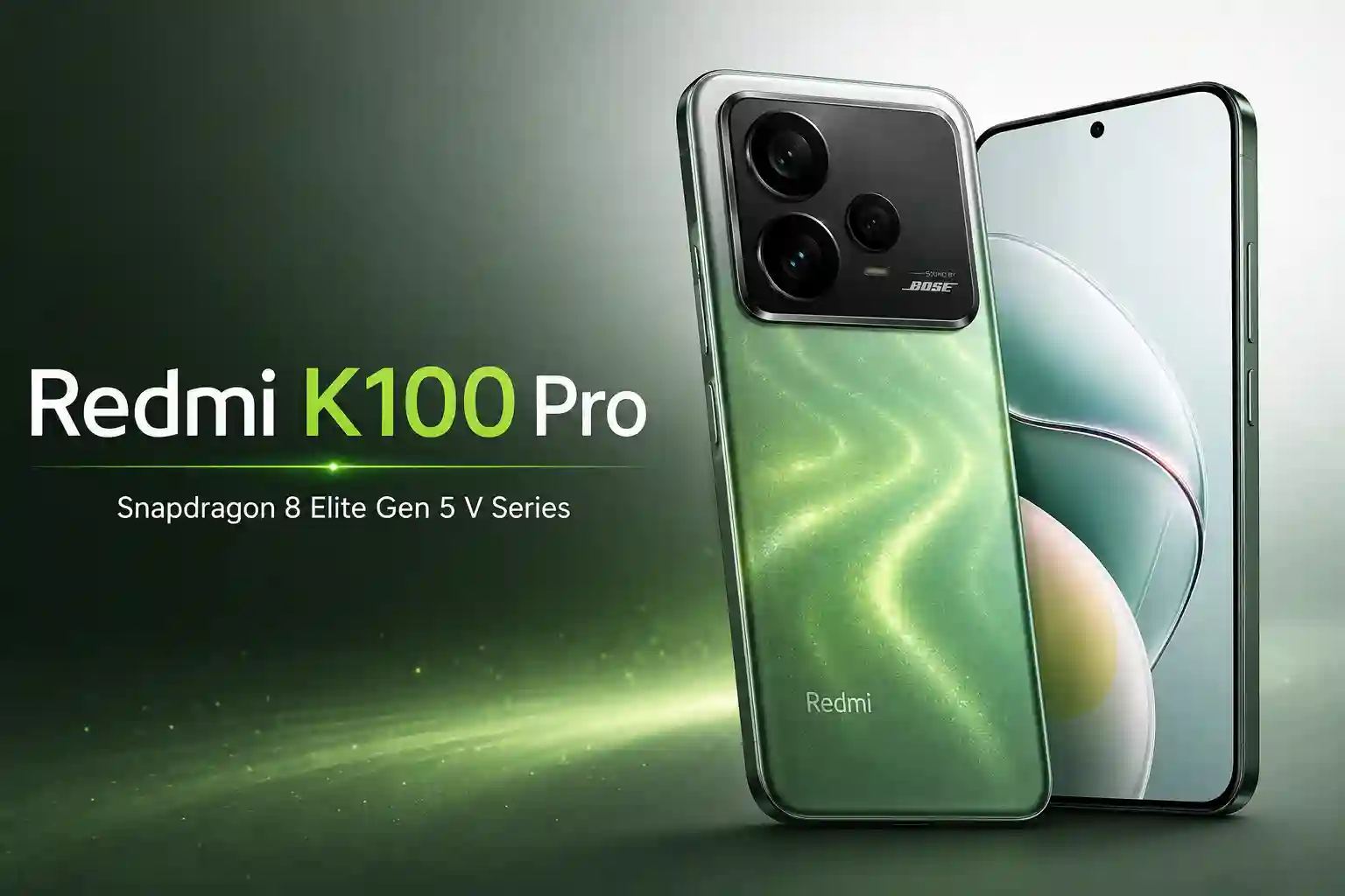 Xiaomi Redmi K100 Pro: Snapdragon 8 Elite Gen 5 V Series, ১৮৫Hz ডিসপ্লে ও ইউনিক Glow-in-the-Dark ডিজাইনে আসছে নতুন ফ্ল্যাগশিপ